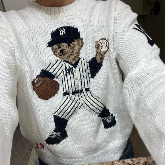 Limited Edition Ralph Lauren Yankees Bear Sweater